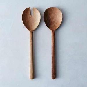 Cuillère en bois écologique et sûre pour la cuisine et le mélange, idéale pour les fêtes, fabriquée en bois d'acacia de qualité supérieure, légère et confortable - Product Image 3