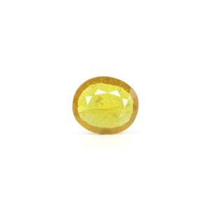 Yellow Sapphire 5.95 Carat Oval Cut Loose Gemstone for Fine Jewelry - Product Image 1