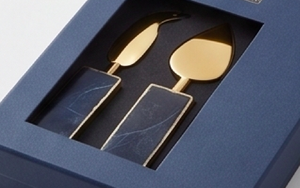 Stylish Metal <b>Cheese</b> <b>Knife</b> <b>Set</b> With Stone Handle Gold Finish Durable <b>Cheese</b> Tools For Kitchen Use Tableware And Dining Use - Product Image 4