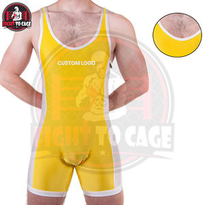 Trajes de Lucha Unisex al por Mayor, Impresos, de Spandex y Poliéster, Transpirables, de Secado Rápido, para Artes Marciales, Cuello Redondo, para Entrenamiento y Competencia - Product Image 5