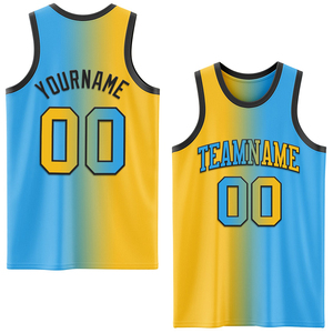 Nouveaux maillots de basket-ball pour adultes, sans manches, unisexe, séchage rapide, antibactériens, impression numérique, col en V, 100% polyester - Product Image 1