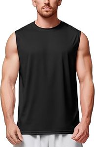 Camiseta Deportiva sin Mangas de Secado Rápido y Ajuste Ceñido para Baloncesto, Entrenamiento, Running, Transpirable, Chaleco para Hombre - Product Image 3