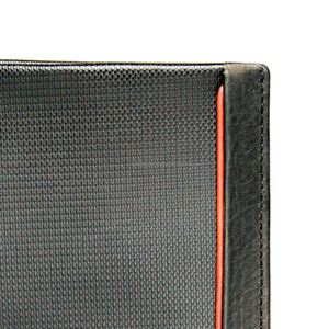 Cartera RFID plegable minimalista para hombre de alta calidad de cuero genuino con cierre abierto forro de poliéster de longitud corta al por mayor - Product Image 5