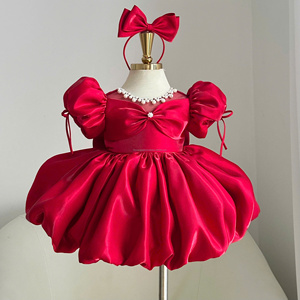 34 Vestidos de Burbuja para Bebés Niñas al por Mayor, Vestidos de Princesa para Fiestas de Cumpleaños, Fabricante OEM Personalizado - Product Image 1
