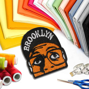 Wholesale Custom Embroidered Patches Woven Applique <b>Badge</b> <b>Iron</b> <b>On</b> Sew <b>On</b> Personalized Embroidery Patch for Clothing Hats Bags - Product Image 6