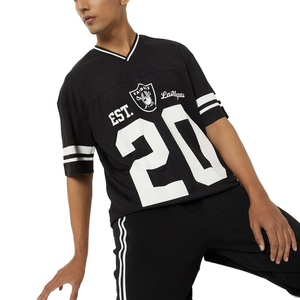 Custom printed retro sports jerseys men 100% <b>polyester</b> cool dry breathable short sleeve casual street wear jersey <b>shirts</b> - Product Image 1