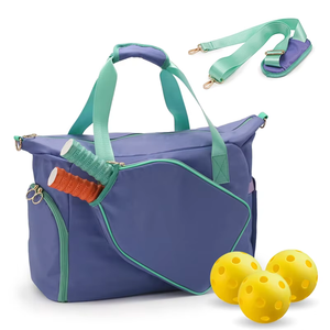 Premium <b>Pickleball</b> Tote Bag with Detachable Shoulder Strap Waterproof Nylon Paddle Carrier for Women and Men - Product Image 2