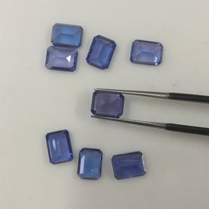 แทนซาไนต์สีน้ำเงินธรรมชาติ 8x6 มม. ทรงแปดเหลี่ยม คุณภาพดีที่สุด พลอยหลวมสำหรับทำเครื่องประดับ - Product Image 4