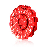 Dés de roulette anti-stress 7-en-1, dés polyédriques rotatifs tout-en-un pour RPG et D&D, jouet anti-stress de poche pour TTRPG