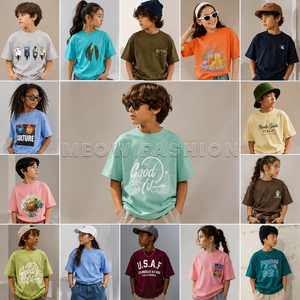 เสื้อยืดเด็กพิมพ์ลายทั้งตัว สีปลอดสารพิษ สินค้าสต็อกส่วนเกินจากบังกลาเทศ ขายส่ง ราคาพิเศษ สั่งซื้อขั้นต่ำน้อย จัดส่งเร็ว - Product Image 1