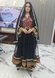 Fabricant de vêtements sur mesure, robes afghanes pour femmes, vêtements ethniques tribaux, vêtements traditionnels afghans, robe afghane Kuchi faite à la main - Product Image 5