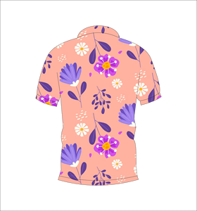 Polo pour homme à imprimé floral moutarde, manches courtes, coton, décontracté, respirant, coupe classique, vêtements d'été - Product Image 2