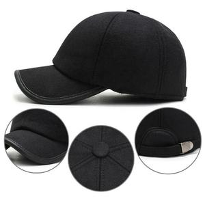 Casquette de sport 5 panneaux en coton denim satiné, séchage rapide, style classique uni, boucle métallique, unisexe adulte, pour activités de plein air - Product Image 5