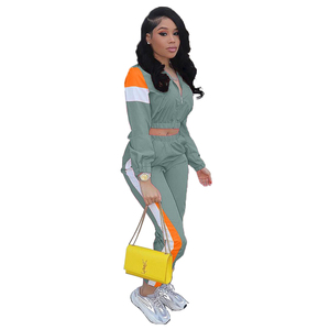 Hot Sale Tracksuit Training Device Printed Washed Polyester/Nylon Durable Casual Women Tracksuit - Product Image 6