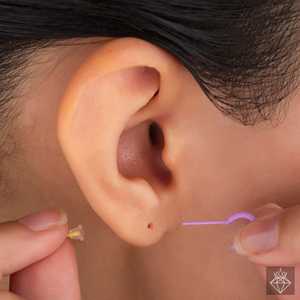 PRAO 9mm Purple Green & Pink Playful <b>Hoops</b> Colourful COMBO <b>Fashion</b> <b>Earings</b> - Product Image 3