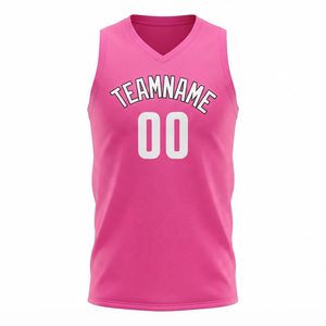 Maillot de basketball et de football pour homme 2026 personnalisé, écologique, rétro, en maille, avec design de points, col en V, respirant, séchage rapide, bretelles réglables - Product Image 4
