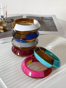 Handmade <b>Resin</b> Bracelet Set For Women Fashion Styling Designer <b>Resin</b> Bangles For Women Modern Statement Jewelry - Product Image 2