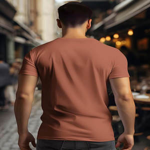 Nouveau t-shirt de luxe OEM lourd de haute qualité pour hommes t-shirts graphiques surdimensionnés personnalisés vêtements pour hommes - Product Image 2