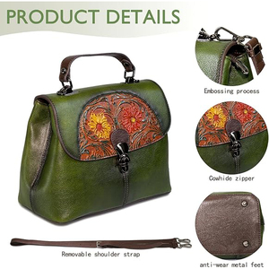 Bolso de Mano para Mujer de Lona, Forma Regular, Suave, Ecológico, Duradero, Ligero, Correa de Hombro Ajustable, Bandolera, Impermeable - Product Image 5