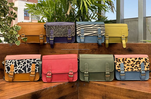 Offre Spéciale d'usine nouvelle mode haut de gamme imprimé Animal coloré sacs à main en cuir recyclé Messenger épaule bandoulière femmes sac à main - Product Image 4