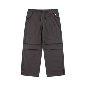 High Quality <b>Men's</b> <b>Wide</b> <b>Leg</b> Nylon Windbreaker Track Pants Loose Fit Streetwear Lightweight Sports <b>Trousers</b> - Product Image 2
