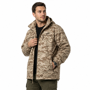 Low MOQ Custom Desert Digital Camo Tactical Windbreaker <b>Jacket</b> <b>Men</b> Softshell Outdoor <b>Utility</b> Coat OEM Streetwear <b>Men's</b> <b>Jackets</b> - Product Image 1