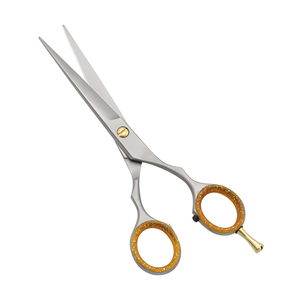 Ensemble de ciseaux de barbier personnalisés 5,5 pouces, rasoir de barbier, ciseaux de coupe avec peigne, kit de ciseaux en acier allemand avec étui à fermeture éclair - Product Image 2