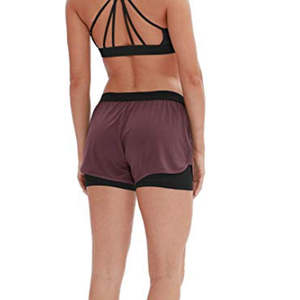 Shorts Deportivos de Cintura Alta para Niñas, Delgados, de Doble Capa, Colores Personalizados, Alta Elasticidad, Precio Económico - Product Image 4