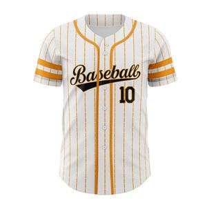 Camiseta de Béisbol Personalizada de Venta Caliente, Ropa Deportiva Sublimada de Poliéster, Transpirable, de Secado Rápido, Tallas Grandes, Colores y Logotipos Personalizados, Unisex - Product Image 3