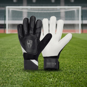 Personalized OEM Most Popular Goalkeeper <b>Gloves</b> Front Palm German <b>Latex</b> And Backhand <b>Latex</b> Embossed Customized Design Wholesale - Product Image 4