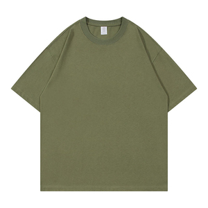 เสื้อยืดโอเวอร์ไซส์ผ้าฝ้าย 100% ผลิตตามสั่ง (OEM) เป็นมิตรต่อสิ่งแวดล้อม สไตล์วินเทจ ล้างสีแบบวินเทจ สตรีทแวร์ พิมพ์ลายโลโก้ด้วยเทคนิคซิลค์สกรีน รับผลิตแบรนด์ส่วนตัว - Product Image 3
