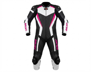 Combinaison de moto en cuir sur mesure de qualité supérieure MotoCP Racing 1 pièce, équipement de conduite avec bosse niveau 2 CE, fabriquée sur mesure - Product Image 1