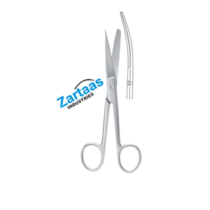 High Quality Stainless Steel Standard Operating <b>Scissors</b> Sharp/Blunt 15.5 cm <b>curved</b> Surgical Instruments manufacturer & exporter - Product Image 4