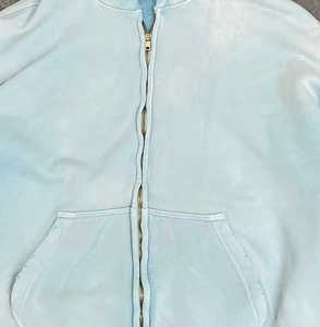 Sudadera con capucha y cremallera para hombre, estilo tie-dye, oversize, de algodón French Terry, manga regular, informal, para otoño - Product Image 5