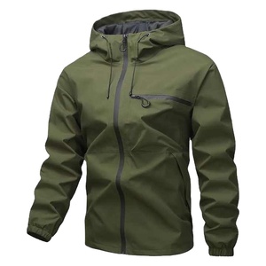 Chaquetas Cortavientos Deportivas para Hombre con Logotipo Personalizado OEM, Chaqueta Cortavientos de Talla Grande con Logotipo Personalizado, Chaquetas para Exteriores 2026 - Product Image 1