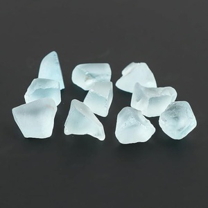 15-17 piezas de topacio azul cielo natural de 8-16 mm, granate, piedras preciosas sin tratar, cristales crudos sueltos para la fabricación de joyas - Product Image 2