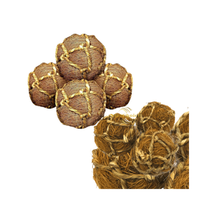 Juguete masticable duradero de fibra de coco para perros y gatos Vietchoice, precio mayorista barato, bola de coco natural, ecológica - Product Image 6