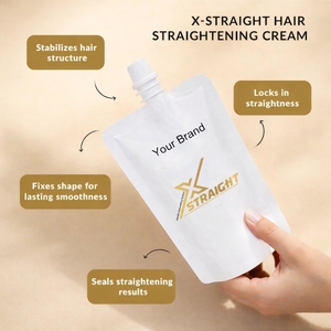 Crema Estilizadora Herbal de Alta Calidad y Fijación Fuerte, Ideal para Suavizar el Cabello, Perfecta para Peinar Cabello Lacio o Rizado, Marca Privada OEM/ODM - Product Image 4