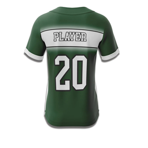 Maillots de sport sublimés unisexes, design uni, manches courtes, uniformes de baseball et de softball, tailles plus, logo d'équipe, numéro, ensembles de vêtements de sport - Product Image 4