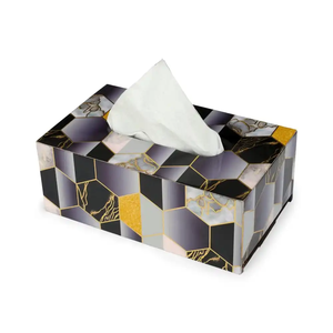 Distributeur de mouchoirs en papier AZ ENTERPRISES Classic Meena imprimé, en bois, durable, fait main, écologique, décoratif pour la maison, le bureau, l'hôtel - Product Image 5