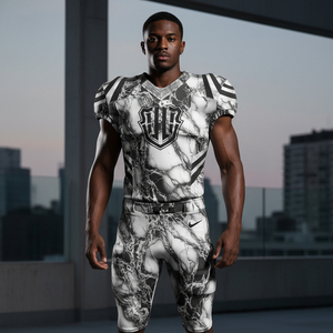 Uniforme de Fútbol Americano de Diseño Personalizado, Jersey Juvenil Sublimado con Paneles Laterales Elásticos, Ropa Deportiva - Product Image 4