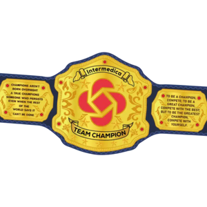 Ceinture de champion personnalisée Intermedica Team, ceinture de titre personnalisée avec un design audacieux pour les équipes et les champions d'entreprise - Product Image 2