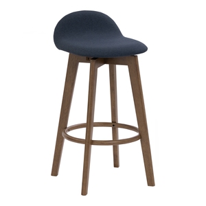 Elegant Minimalist Upholstered Bar Chair Counter Chair with Ergonomic Padded Seat for Kitchen Island and Dining Area - Product Image 1
