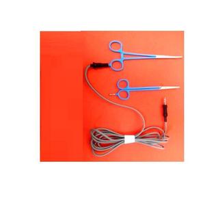 Ciseaux monopôlaire courbés 7,5 mm, forceps artériels courbés 8,5 mm avec câble en silicone de 3 mètres pour utilisation en salle chirurgicale, outils certifiés Classe I CE - Product Image 3