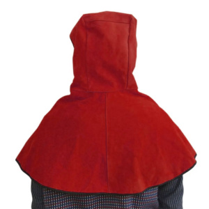 Capuche de soudage industrielle en cuir de vachette résistant au feu, anti-coupure, anti-chaleur, antistatique, protection thermique - Product Image 2