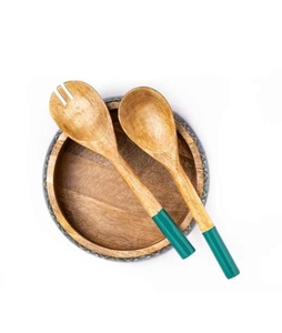 Juego de Cucharas de Cocina de Madera Natural, No Tóxicas, Aptas para Alimentos y con Acabado Liso, Ideal para Uso en el Hogar, Cocina, Restaurantes y Hoteles - Product Image 6