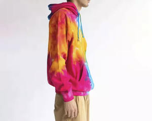 Nuevas sudaderas con capucha Tie Dye para hombre, duraderas, de moda, fabricación sostenible, bordadas, de corte holgado, con diferentes diseños. - Product Image 4