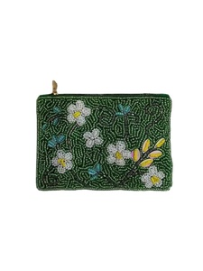 <b>Mini</b> Beaded Coin <b>Pouch</b> Purses for Kids Seed Bead Wallet with Zipper Closure Gift for Her Coin Holder - Product Image 2