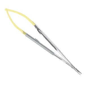Portaagujas de acero inoxidable, pinzas microquirúrgicas rectas, tamaño ajustable manualmente, herramienta quirúrgica con punta antideslizante de alta calidad - Product Image 6