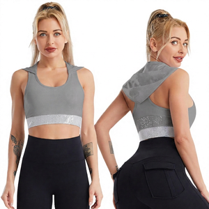 Sujetador Deportivo Blanco para Mujer con Soporte Medio, Transpirable, Diseño sin Costuras - Product Image 5